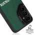 University of Miami Horizontal Mark on Green Galaxy S24 FE Kickstand Case